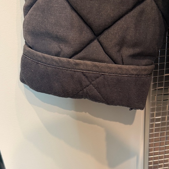 NWOT Washed Navy Quilted Jacket - Picture 3 of 4